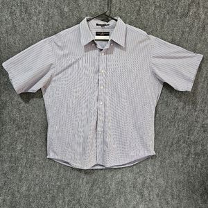 Tommy Hilfiger Gold Crest Button Up Shirt Size 17-34
